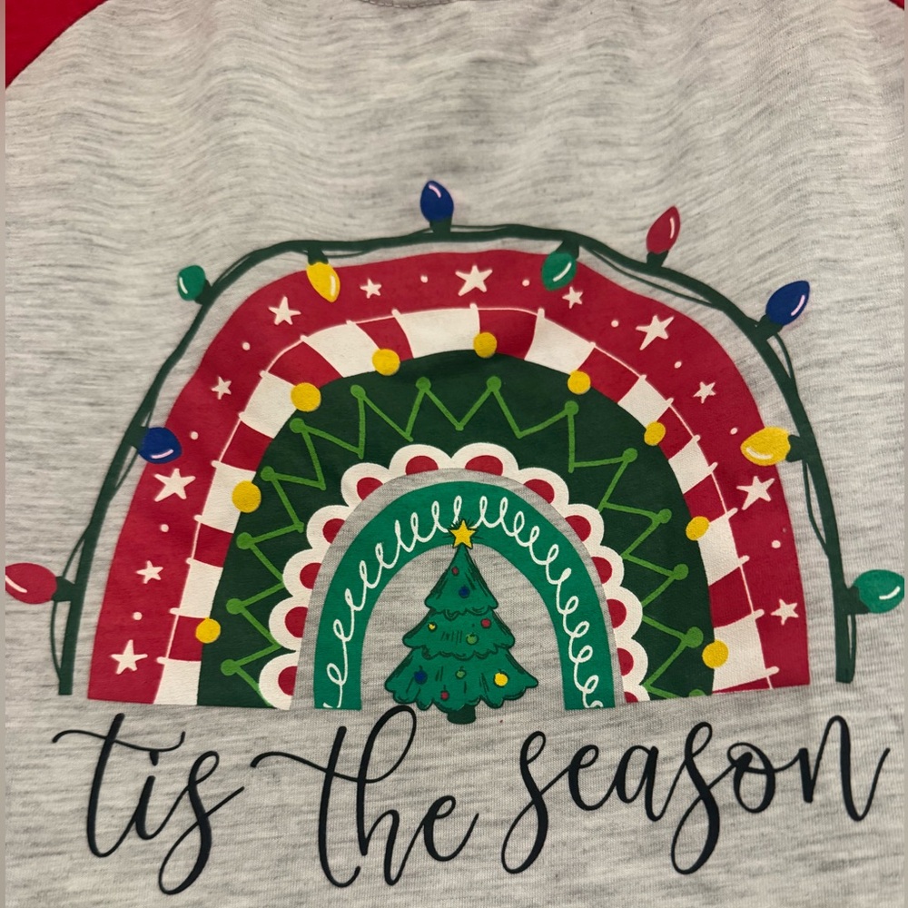 Girls Jane Marie Christmas Long Sleeve Tee - Picture 3 of 5